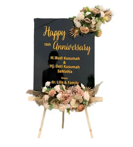 Papan Bunga Akrilik Kance Diwe